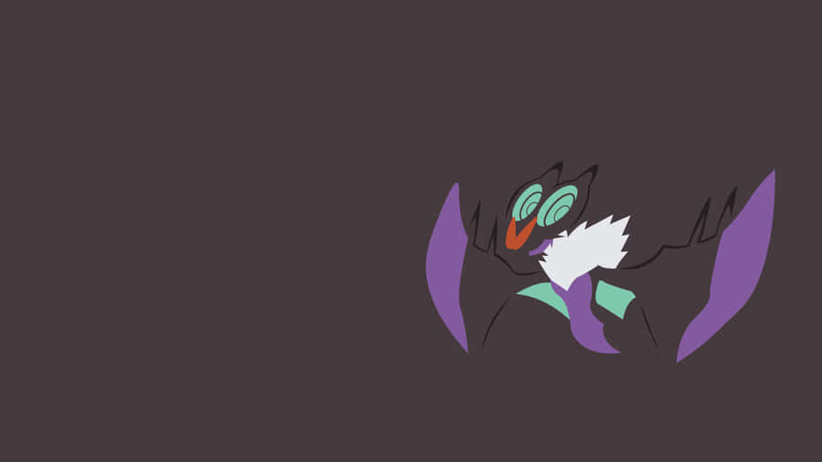 Arte Minimalista de Noivern Pokémon
