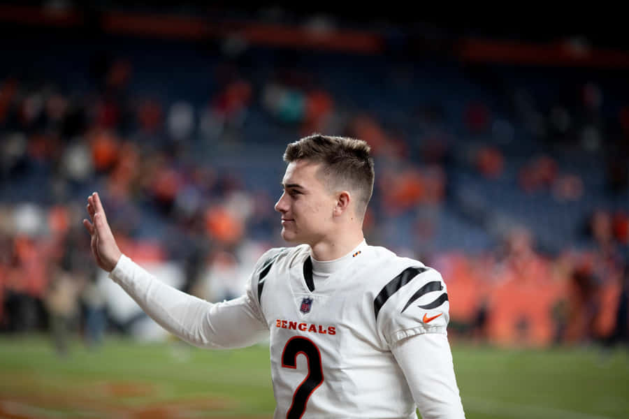 Bengals Spieler gibt High Five