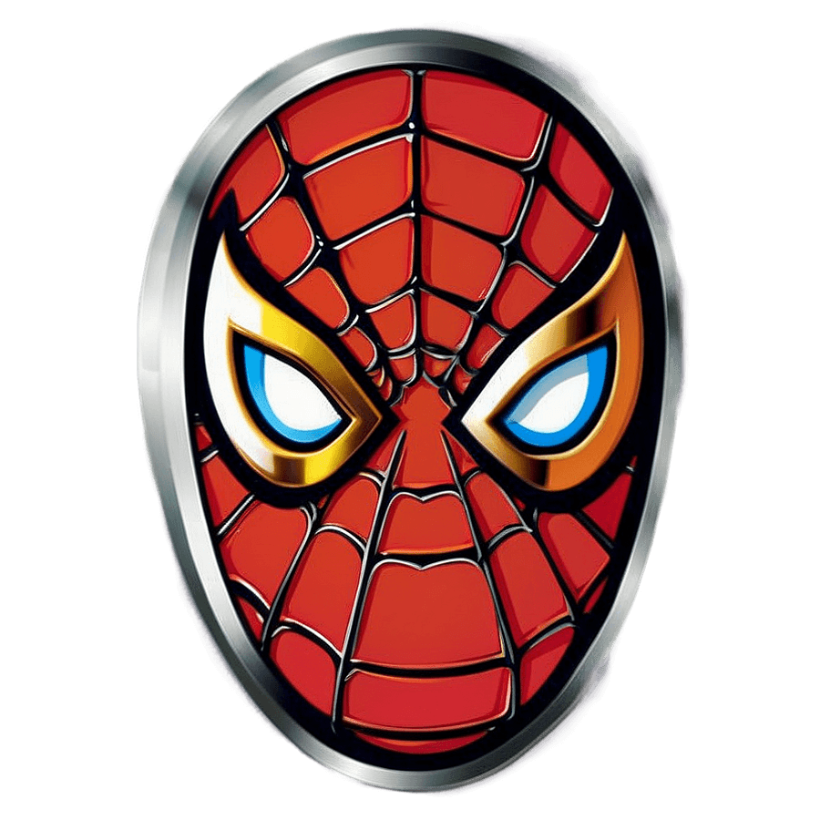 Spider Man Logo Sticker PNG ocy48