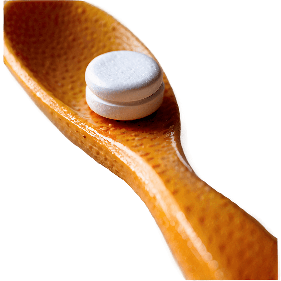 Pill on Spoon PNG cqt42