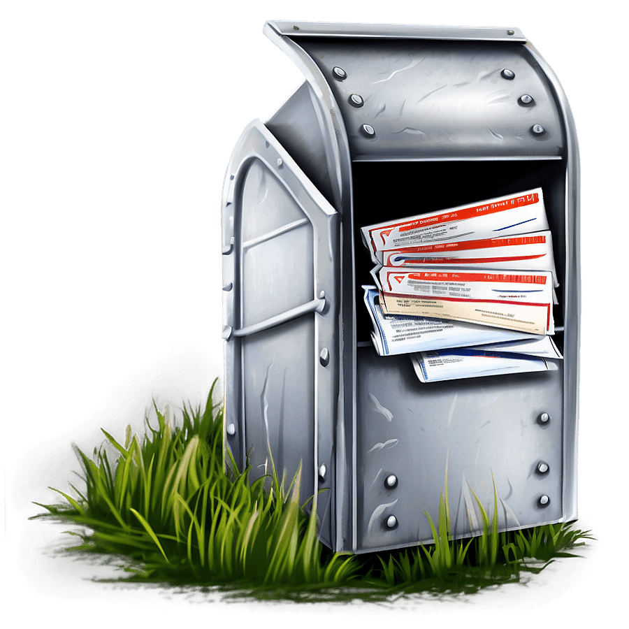Mailbox with Mail PNG gkl