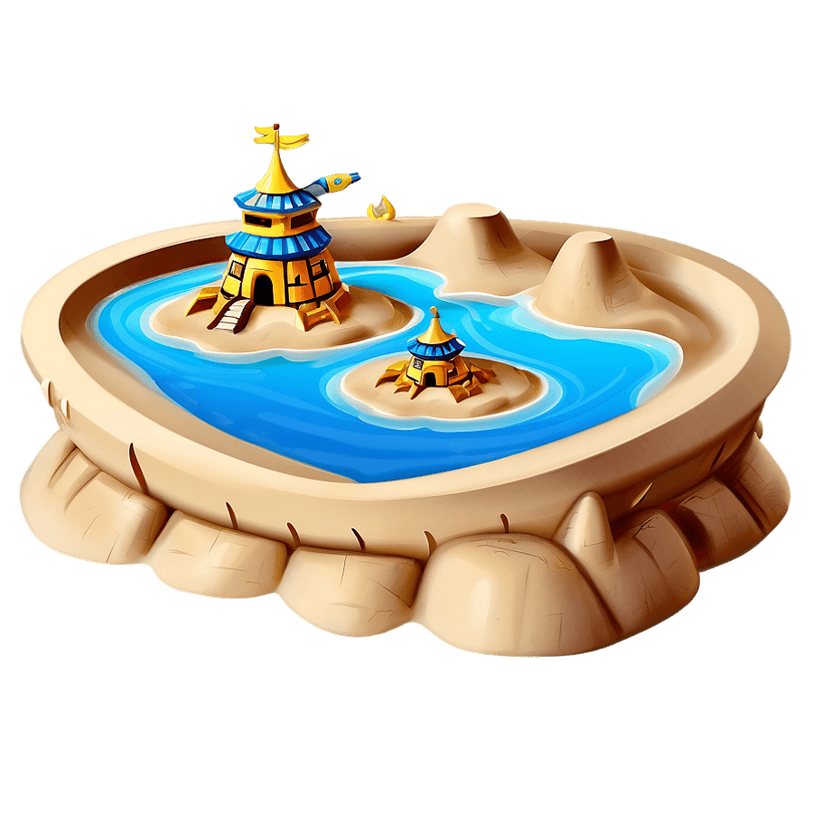 Paradise Sand Castle PNG doj55