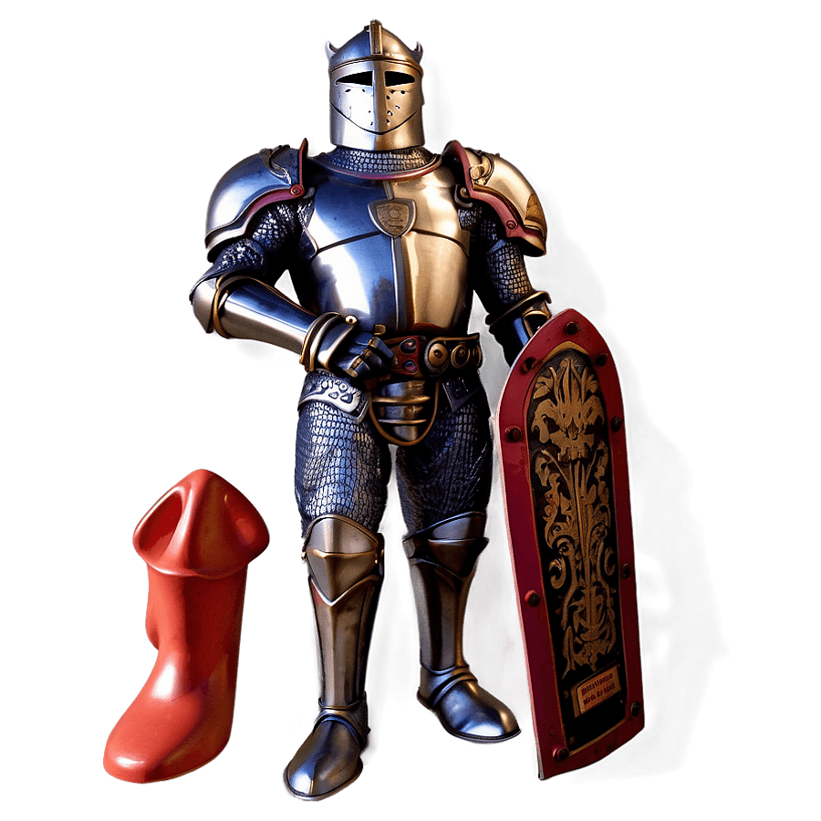 La Knight in Shining Armor PNG 05252024