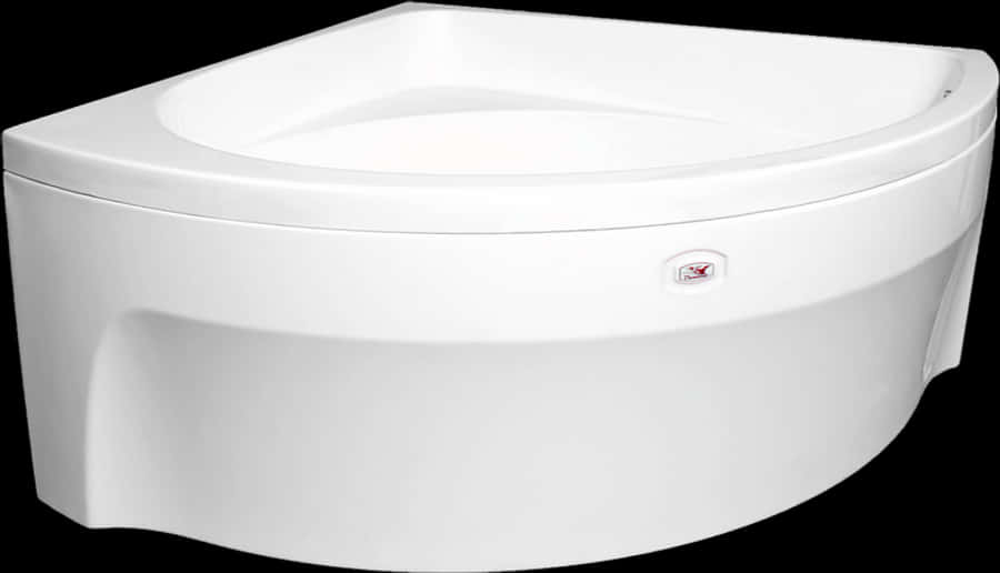 Modern White Corner Bathtub