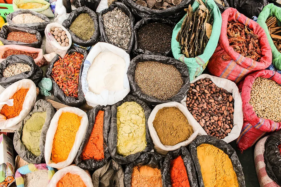 Spices background