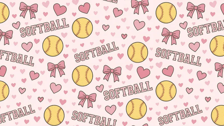 Preppy Softball Pattern