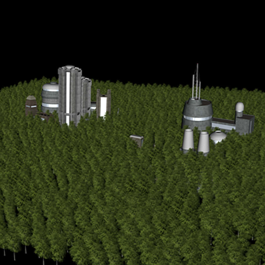 Industrial Complexin Forest