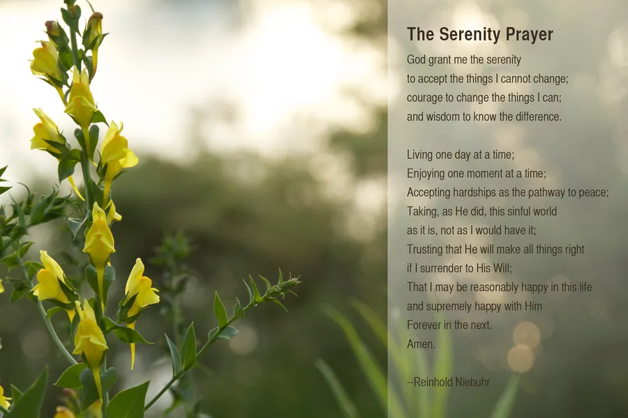 Serenity Prayer