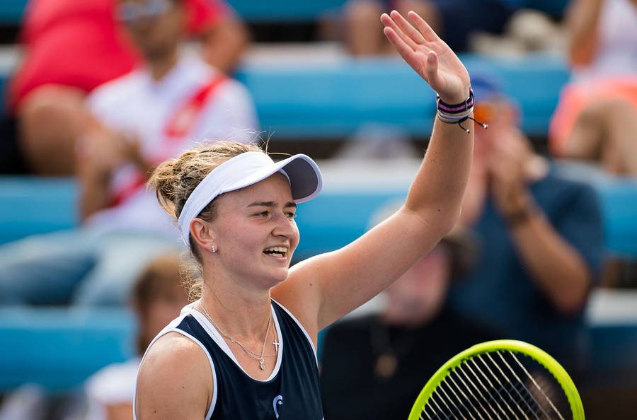 Världsettai dubbel Barbora Krejcikova