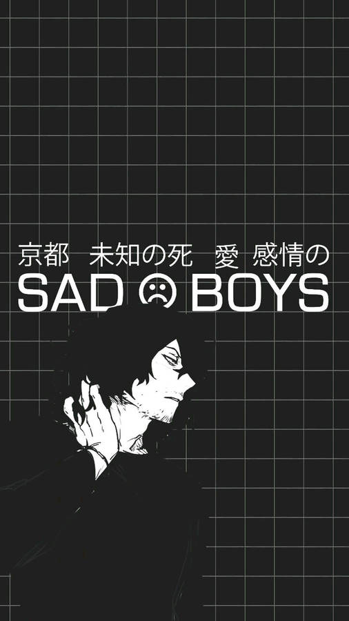 Download Dark Anime Aesthetic Sad Boys Wallpaper | Wallpapers.com