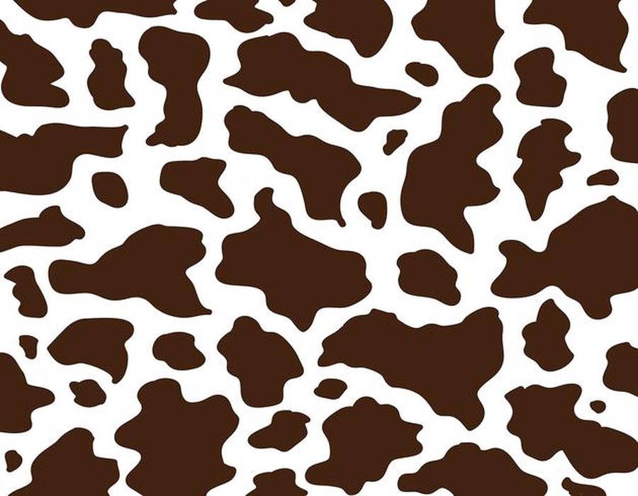Download Dark Brown Cow Print Wallpaper Wallpapers com