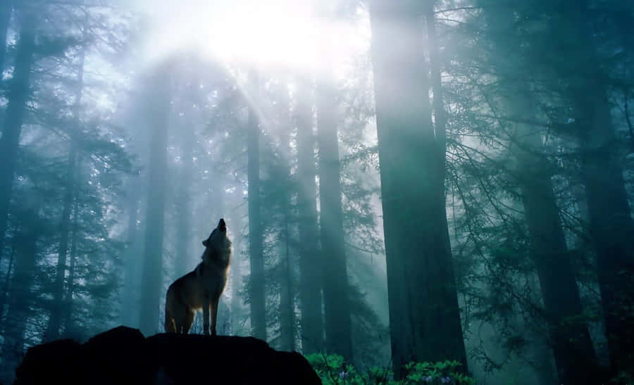 Dark Forest Background