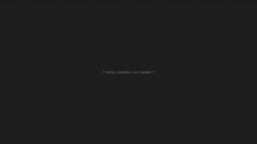 Dark Gray Programming Code