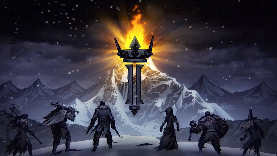 Download Darkest Dungeon 2 Snow Mountain Wallpaper | Wallpapers.com