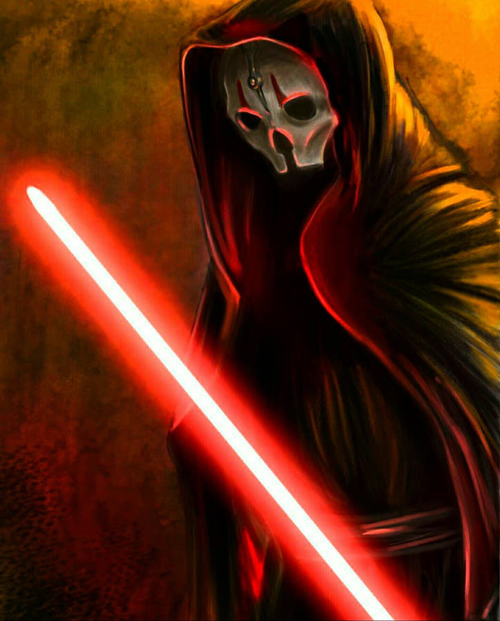 Download Darth Nihilus Light Saber Wallpaper | Wallpapers.com