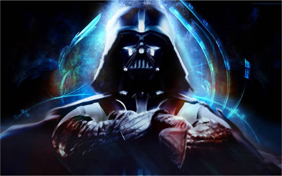 Download Darth Vader Badass Poster Wallpaper | Wallpapers.com