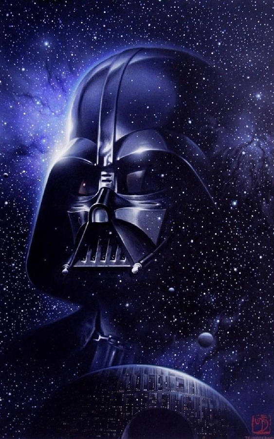 Download Darth Vader In The Universe Wallpaper | Wallpapers.com