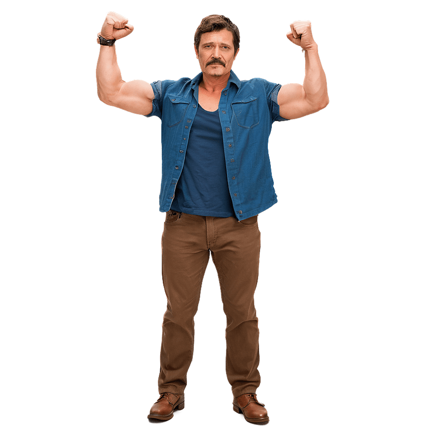 Pedro Pascal Action Pose PNG aic50