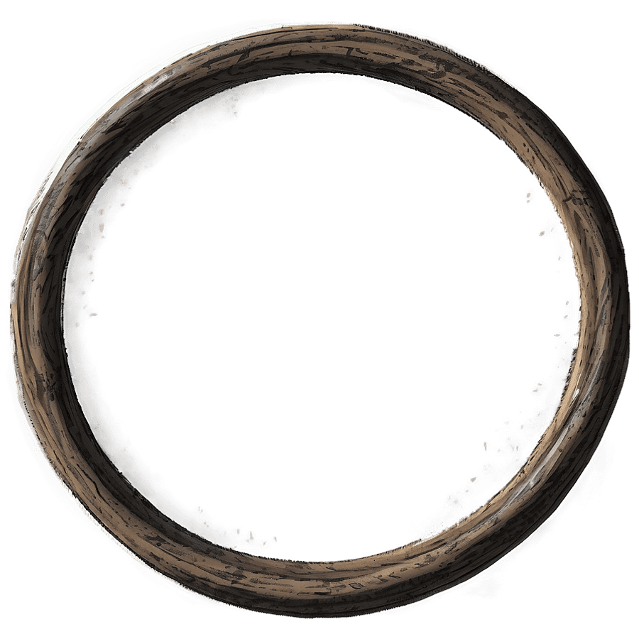 Rustic Circle Drawing PNG sdp