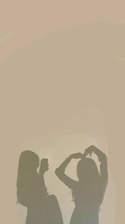 BFF cute shadow wallpaper
