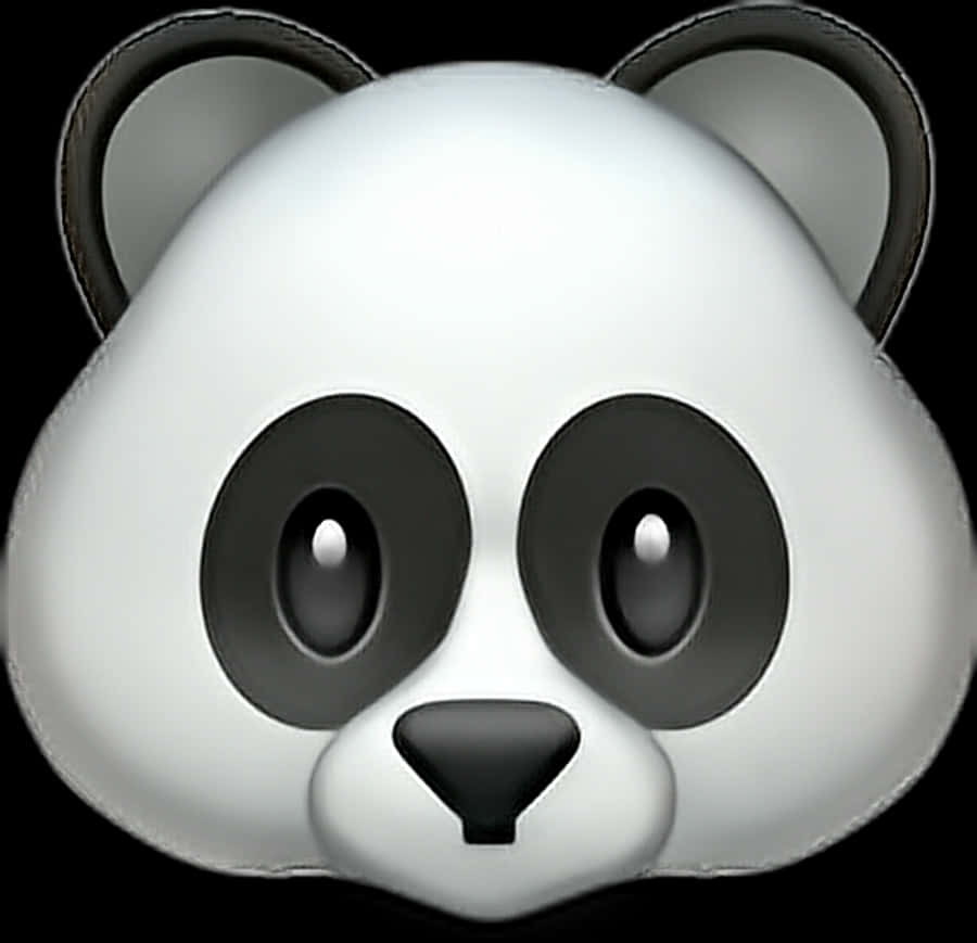 Giant Panda Emojipedia Sticker Iphone - Emoji Panda Png, Transparent Png