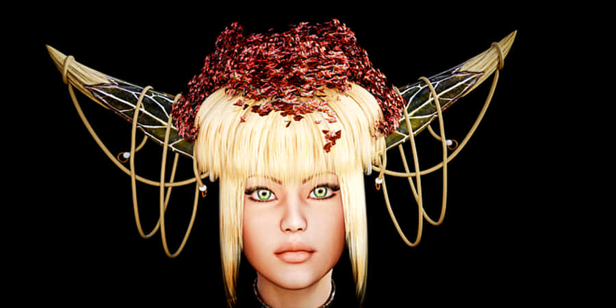 Fantasy Character Unique Headpiece