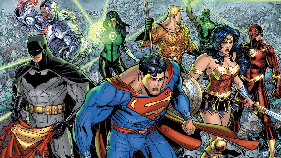 DC Characters Comic Book Art wallpaper