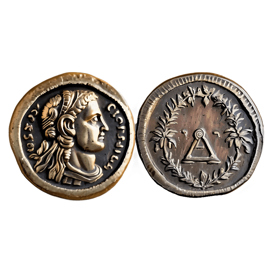 Ancient Coins Treasure PNG ksf