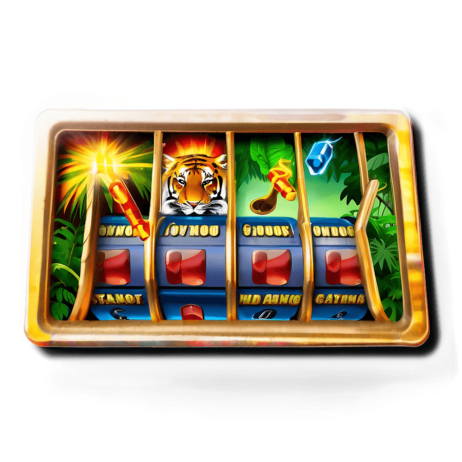 Jungle Slot Machine PNG nhb