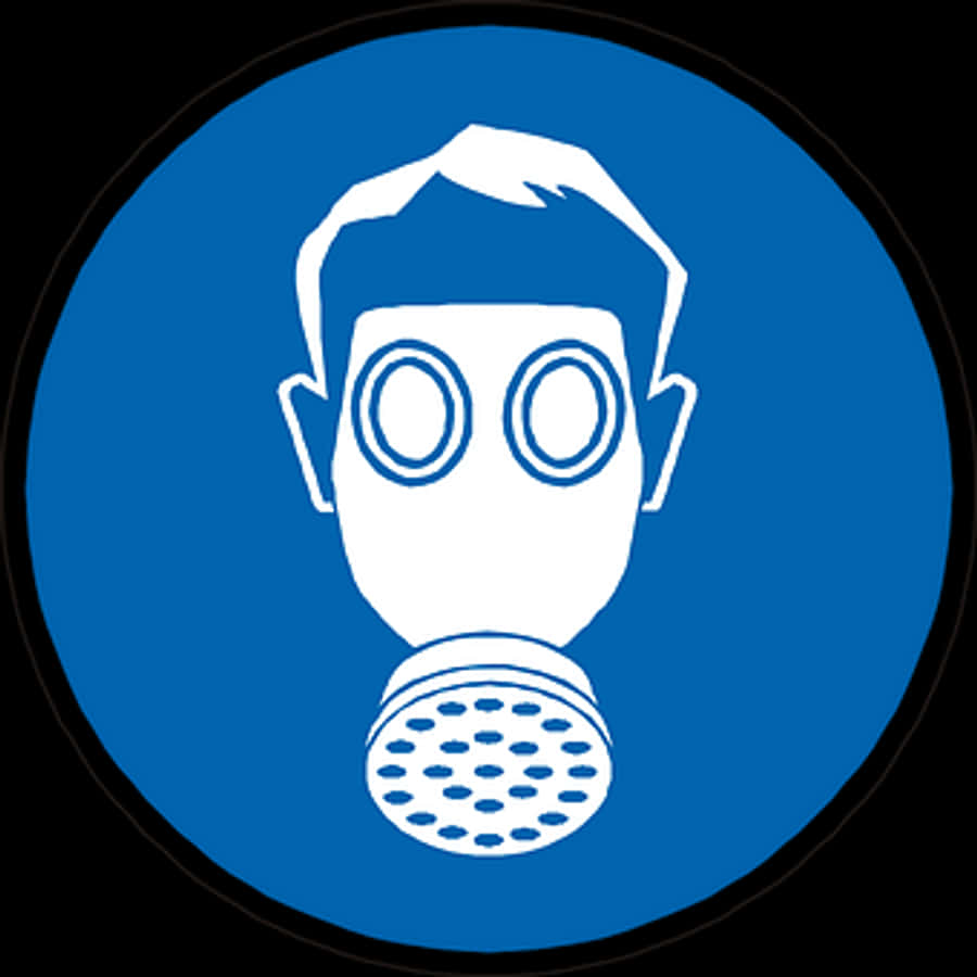 Gas Mask Symbol Graphic