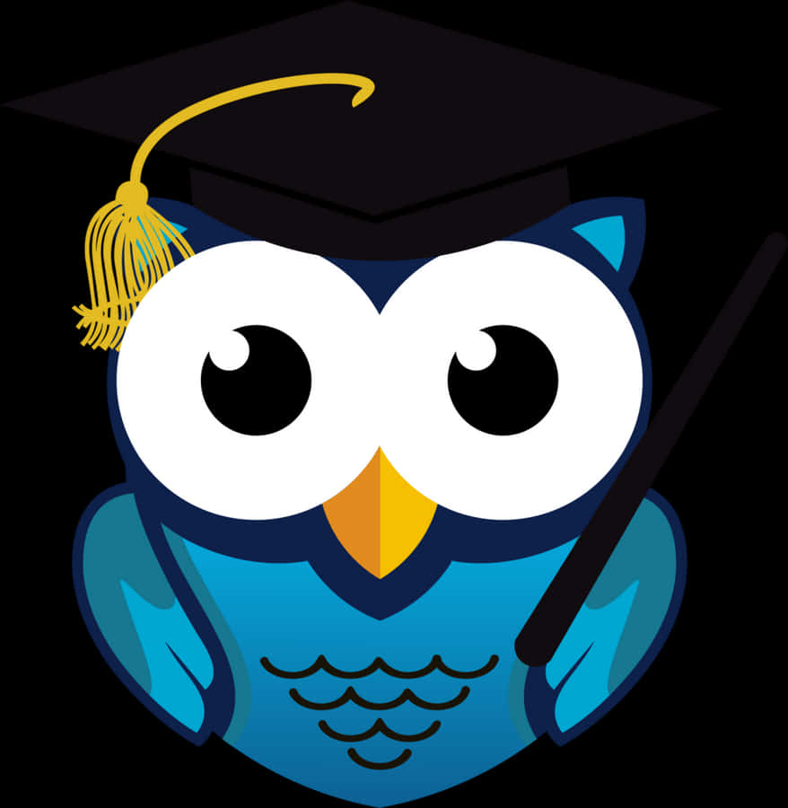 Corgi Clipart Graduation Cap - Owl In Graduation Cap, HD Png Download
