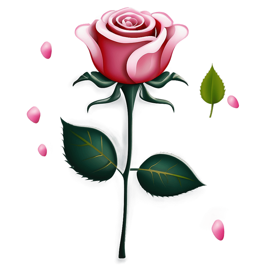 Elegant Rose Icon PNG 46