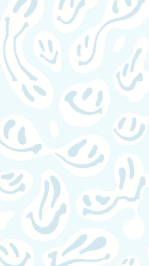 Lys Blå Preppy Paisley Mønster