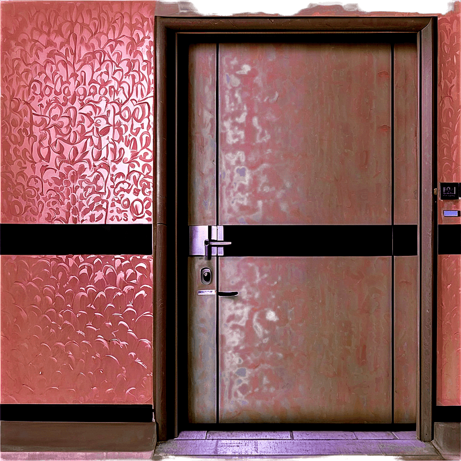 Closed Door in Hallway PNG 42