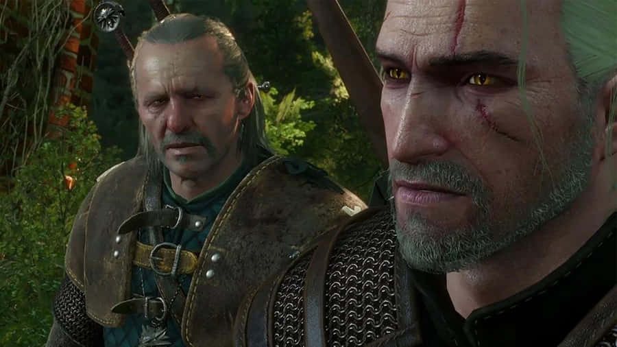TheWitcher-figurer 1280 x 720 tapet