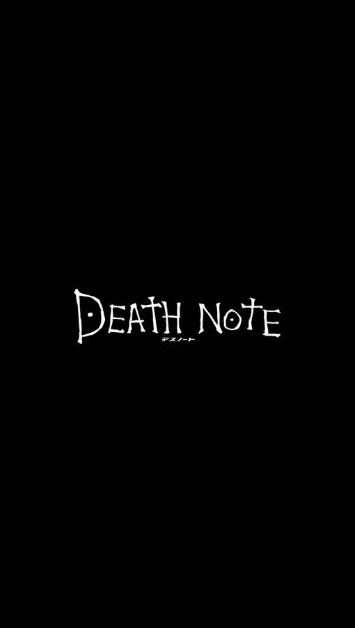 Download Death Note Phone Minimalist Wallpaper | Wallpapers.com