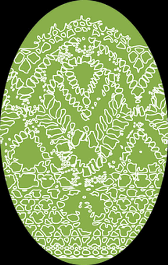 Decorative Easter Egg Pattern