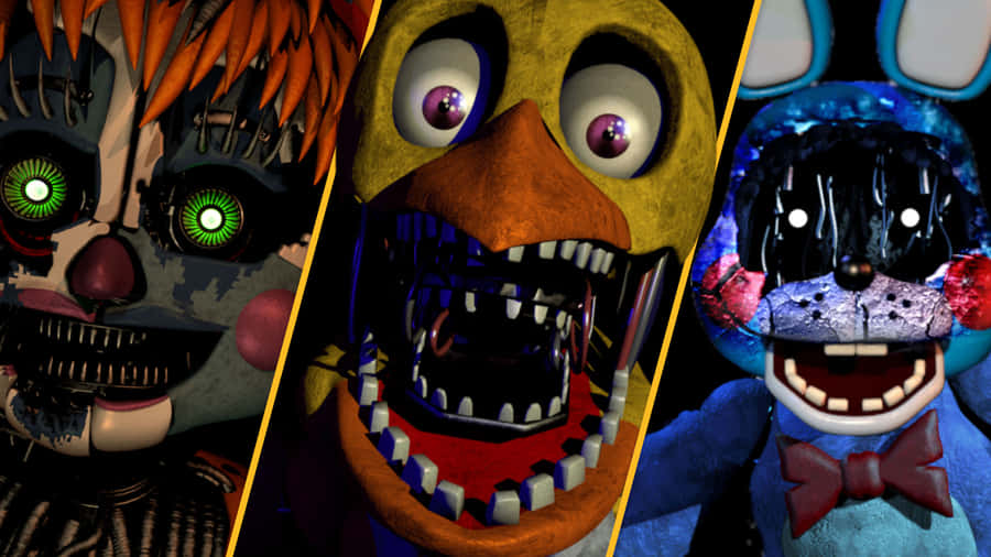 FnafJumpscare 1920 x 1080 baggrundsbillede