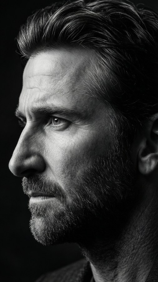 Defined Jaw Profile Wallpaper