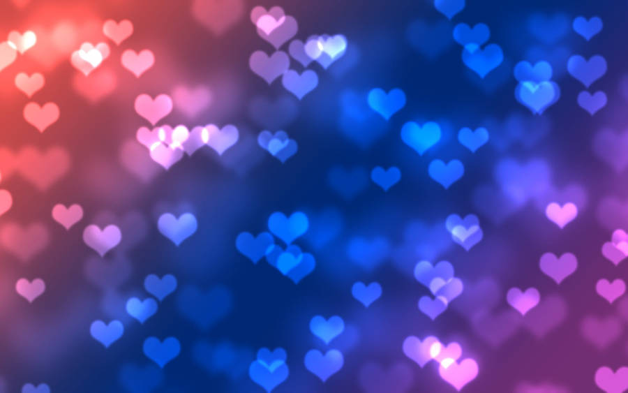 Download Defocused Awesome Heart Print Wallpaper | Wallpapers.com