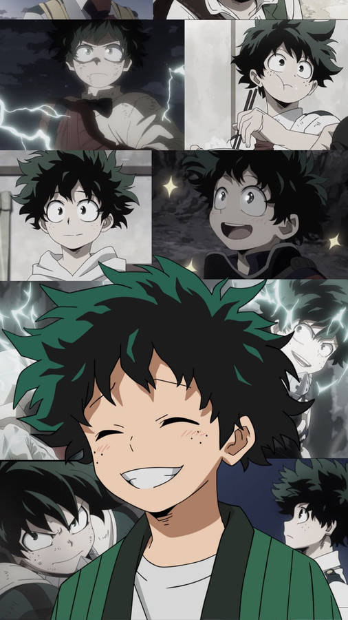 Download Deku Pfp Comic Collage Wallpaper | Wallpapers.com