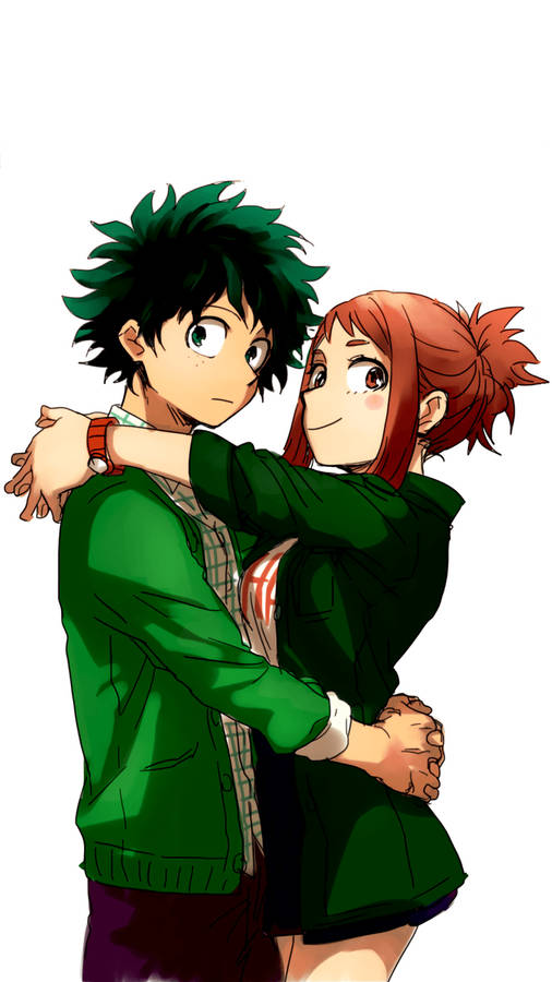 Download Deku X Ochako Hd Wallpaper Bnha My Wallpaper