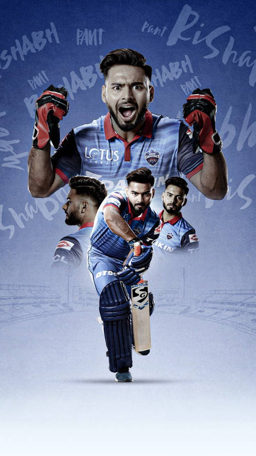 Download Delhi Capitals Creative Photo Wallpaper | Wallpapers.com