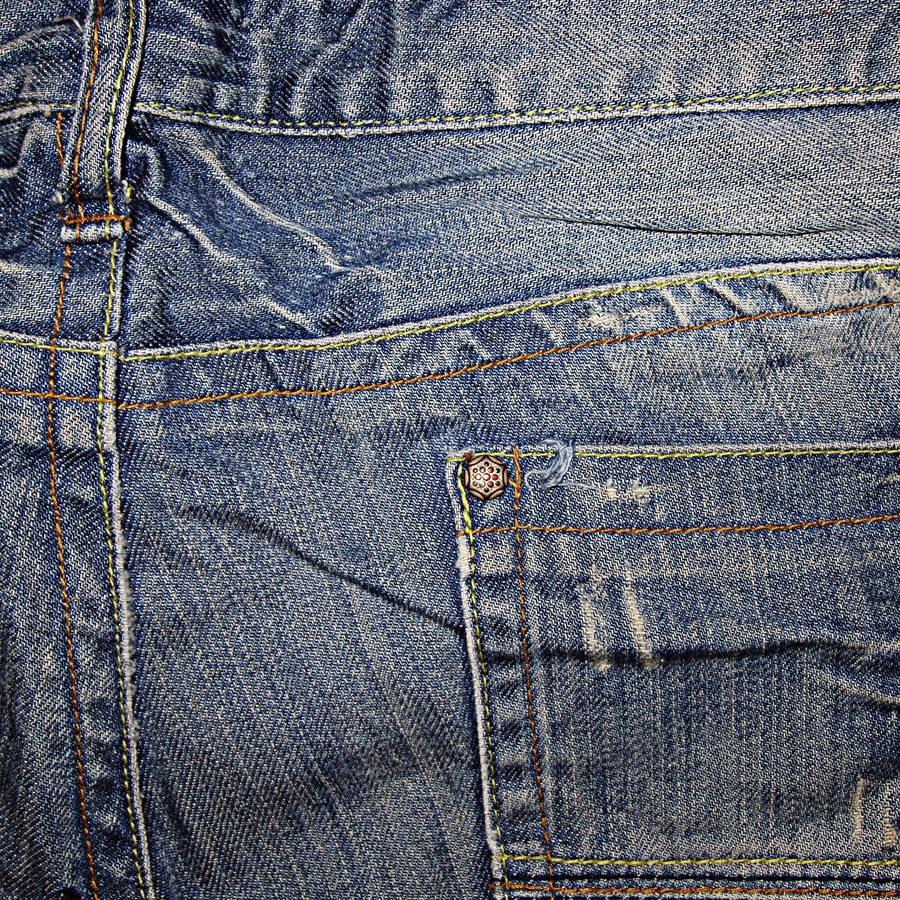 Denim Blue Jeans Back Pocket wallpaper