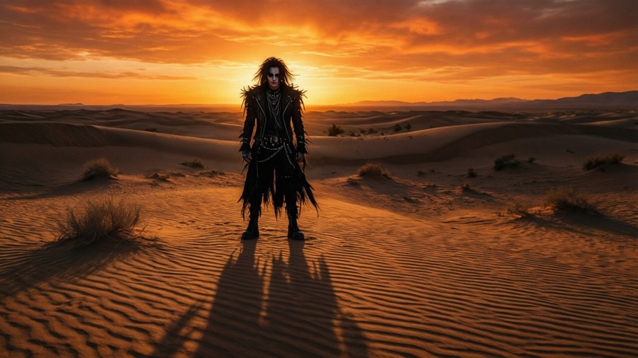Desert Sunset Wallpaper