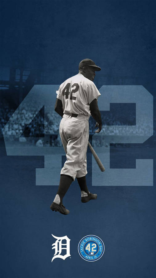 Download Detroit Tigers Jackie Robinson Wallpaper