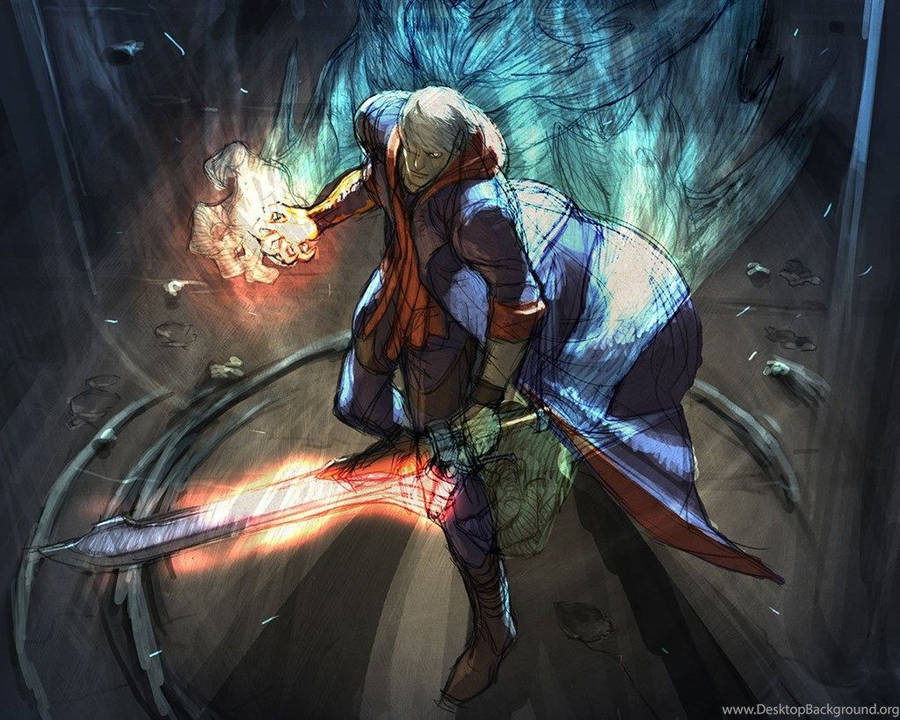 Download Devil May Cry Nero Fan Art Wallpaper Wallpapers Com