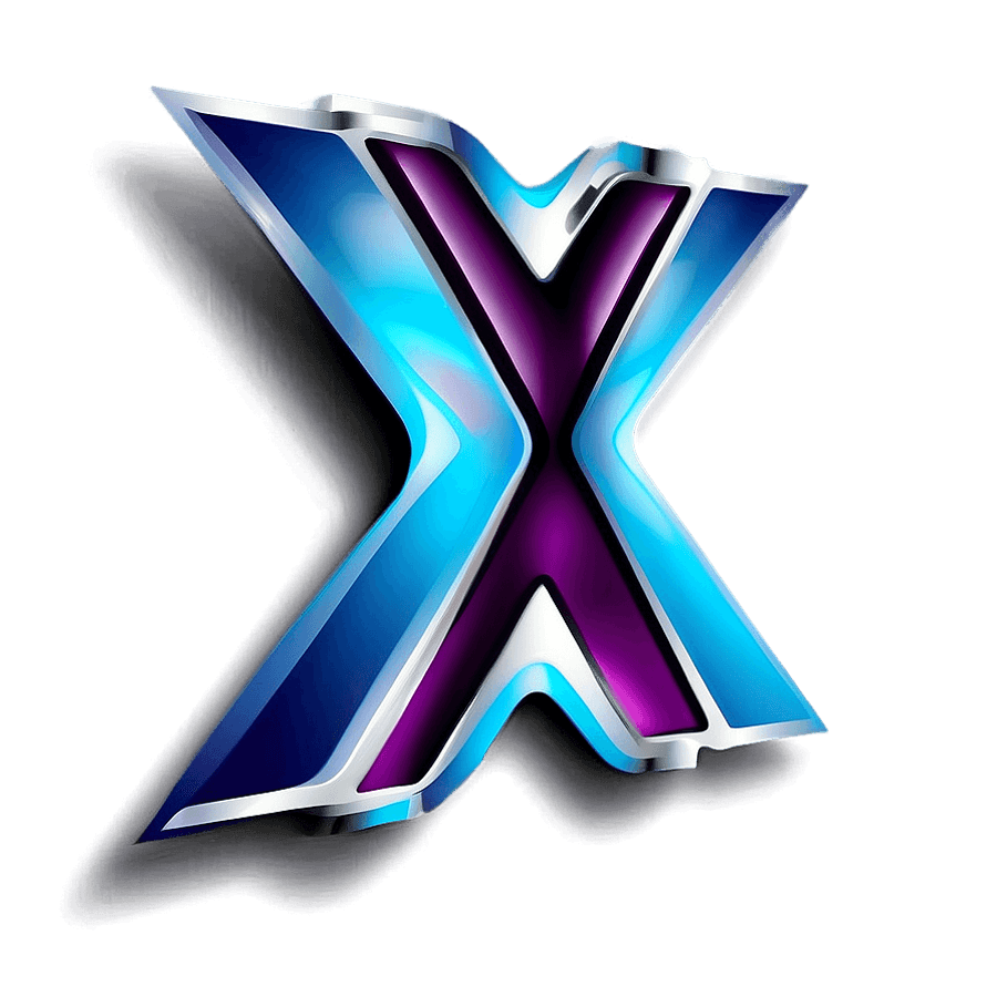 X Logo Design Illustration PNG rtj21