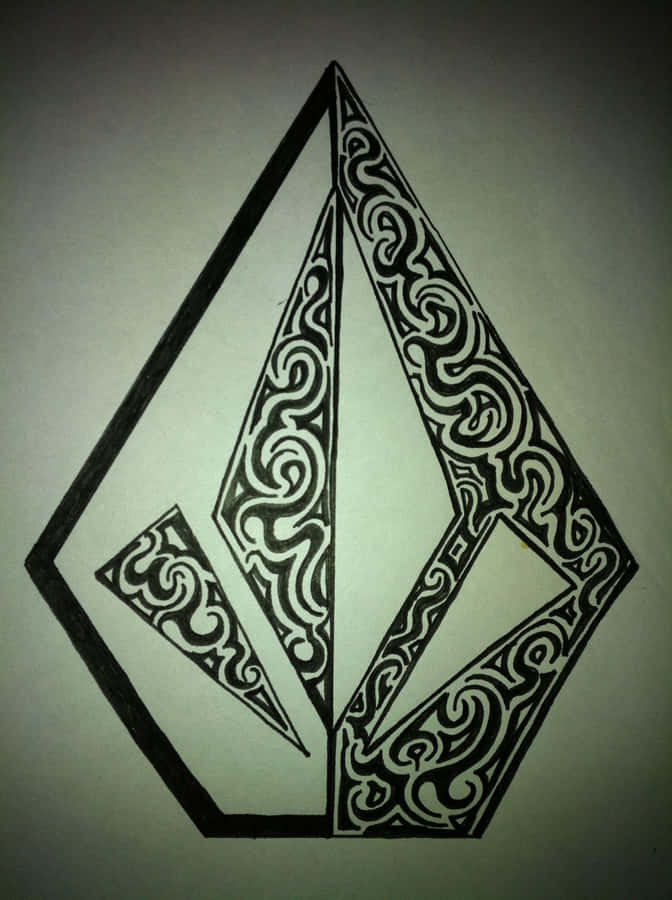 Volcom Logo Kunstwerk