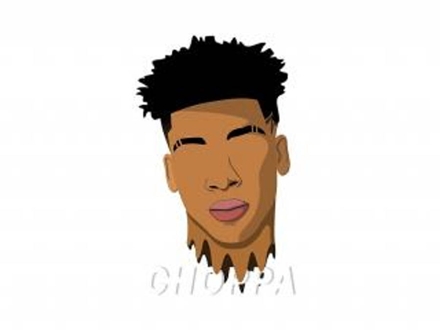 CooleIllustration von Nle Choppa Cartoon